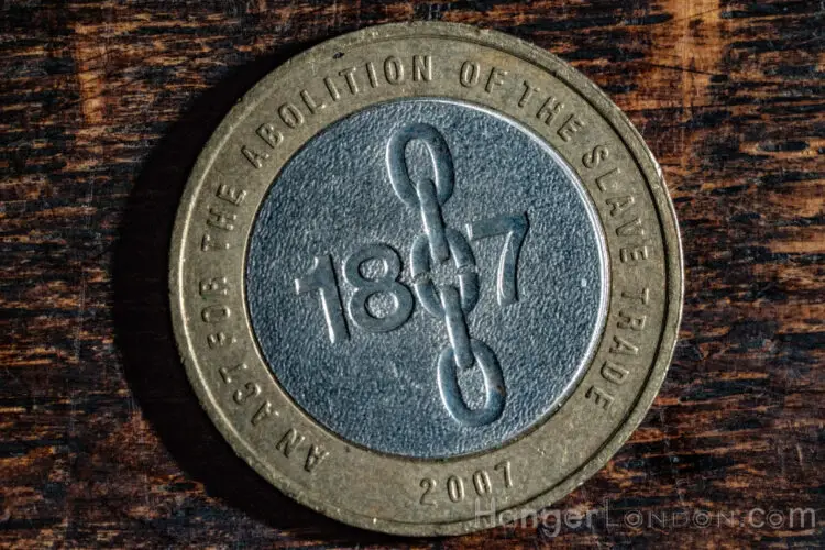 £2 Coin Slavery Coin 1807