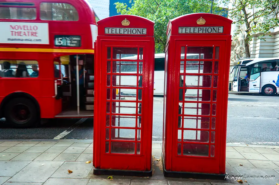 K6 Red telephone box London