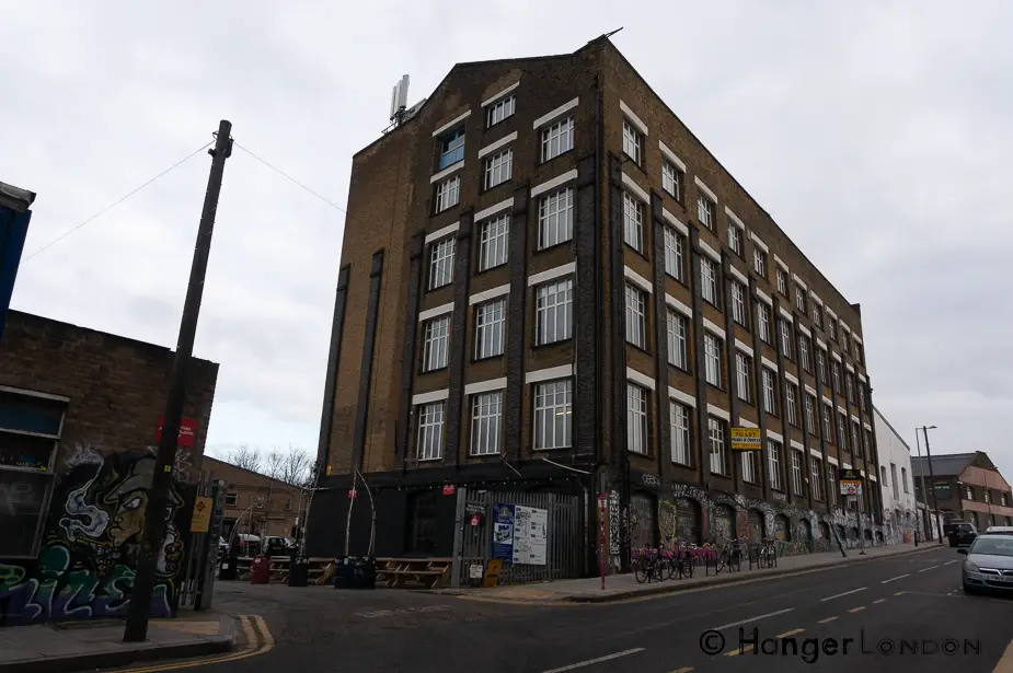 Old industrial buildings Fish Island