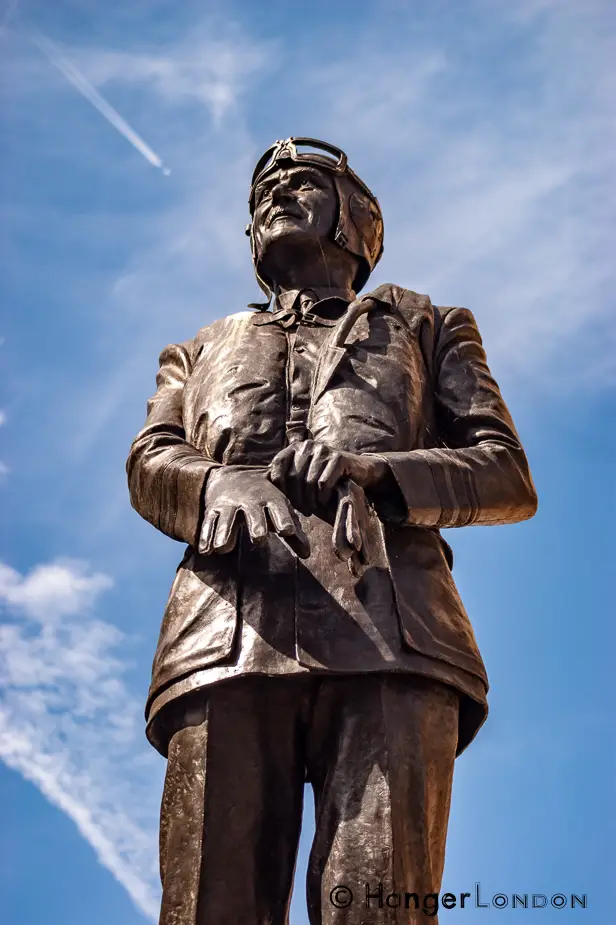 Tour of London's 'Battle Of Britain' & Other War Memorials 1 Keith Park statue Defender of London, "Skipper" Air Marshal RAF