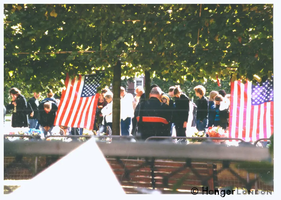Remember 9/11 at these Memorials in London 18 Tributes, US Embassy 2001
