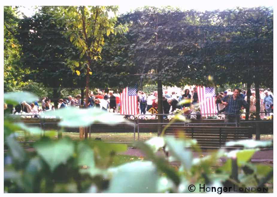 Remember 9/11 at these Memorials in London 16 American Embassy 2001 tribute response in London soon after the event.
