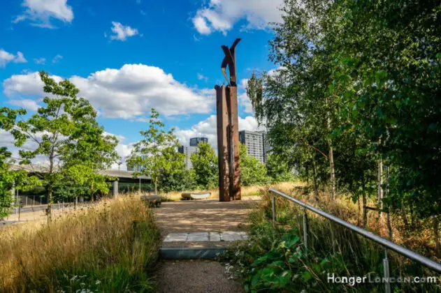 9/11 artwork memorial Stratford Olympic Park