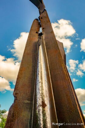 9/11 artwork memorial London Stratford Olympic park