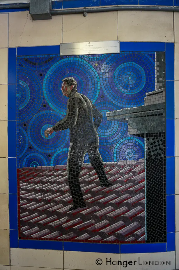 To Catch a Theif, Grace Kelly worked with Hitchcock again in this film, the Mosaic from Leytonstone Station. 