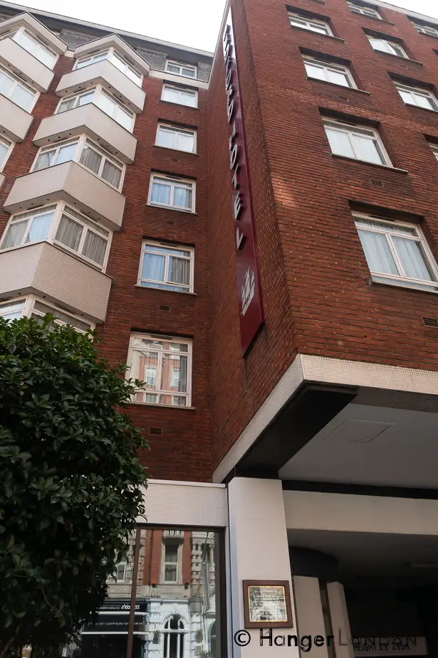 WW1 London site of a bomb dropped by a Gotha 1917 4 WW1 bomb drop plaque Bedford Hotel 83- 93 Southampton Row, London WC1B 4HD