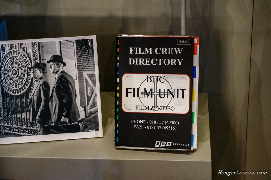 Part of Ealing connections with film studios in the Museum at Gunnersbury House 