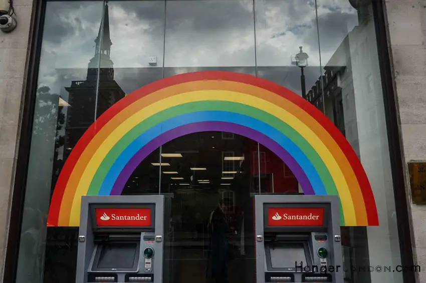 Rainbow Flag summer 2018 London Pride 