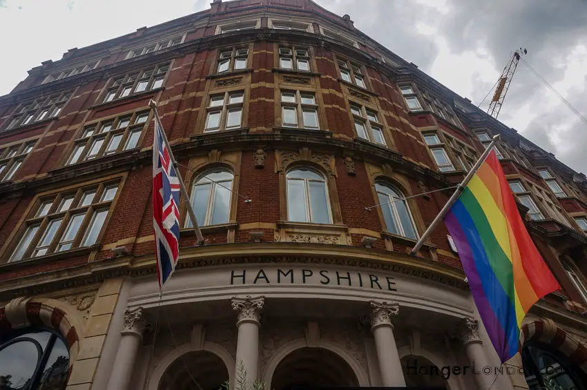 Pride Flag and British Flag 