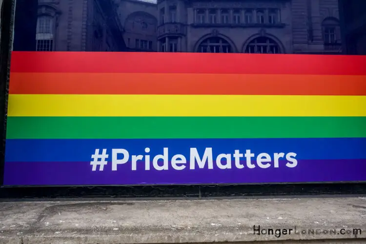 Rainbow Flag summer 2018 London Pride Matters