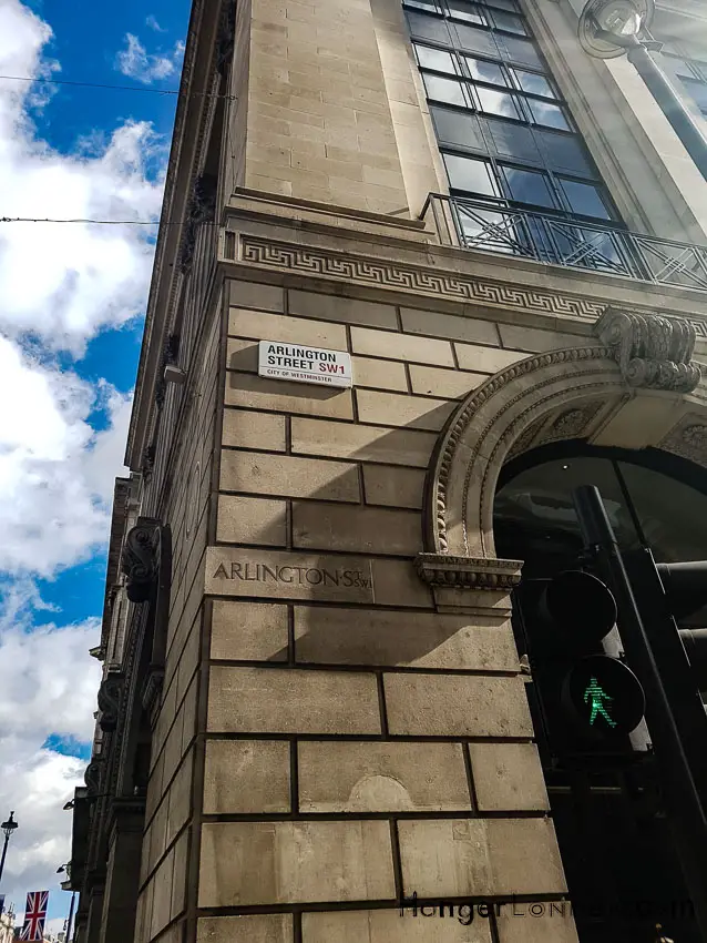 Arlington Street where Walpole lived