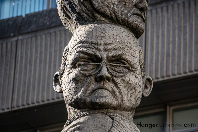 Artist Richard Kindersley The Seven Ages of Man Sculpture - Old Man