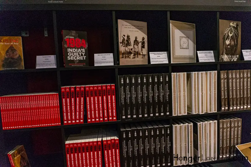 Uncovering the Rich Legacy of the Sikh Empire: Tour of the Brunei Gallery Exhibition 7 Empire of the Sikhs Exhibition Bookshop area Brunei Gallery