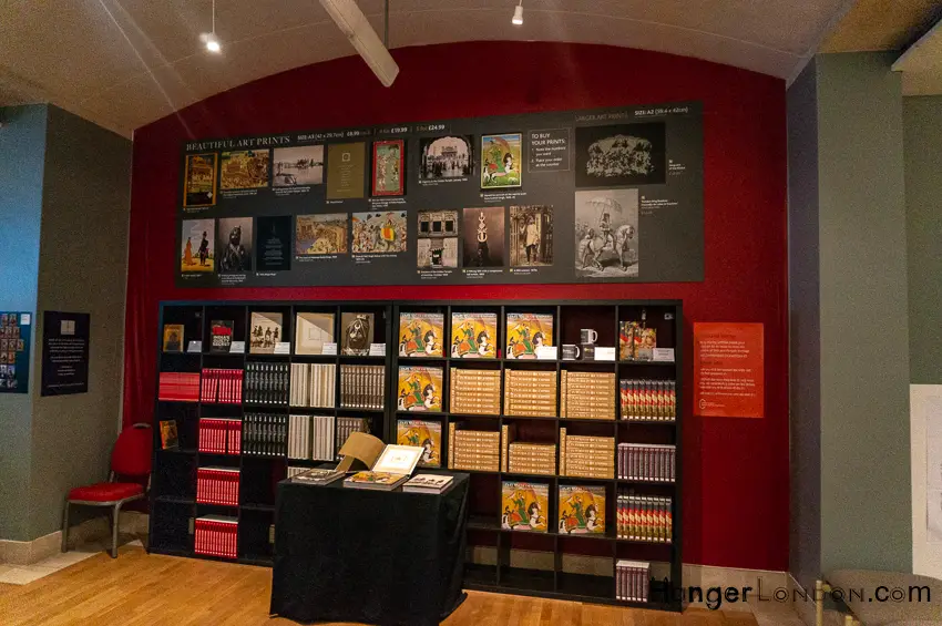 Empire of the Sikhs Exhibition Bookshop area Brunei Gallery