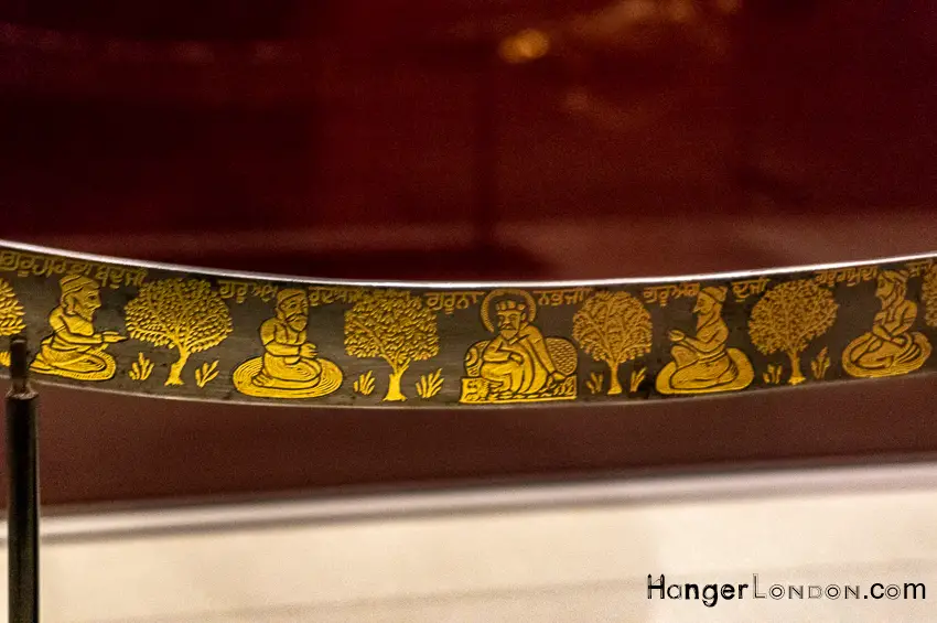 Uncovering the Rich Legacy of the Sikh Empire: Tour of the Brunei Gallery Exhibition 21 Decorated Sword 10 Sikh Gurus Empire of the Sikhs Exhibition Brunei Gallery