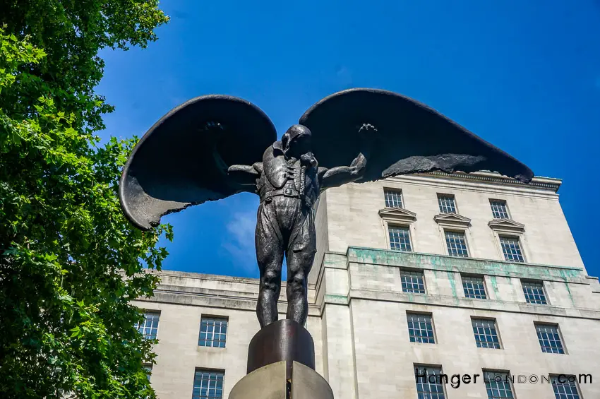 Tour of London's 'Battle Of Britain' & Other War Memorials 17 Fleet Air Arm Memorial ,opened 2000 also called Daedalus, Royal Naval Air Service , i.e Squadrons 808,804.
