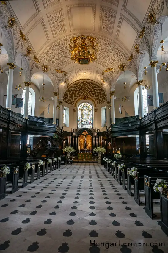 Central Church of the Royal Air Force St Clement Danes, Strand 