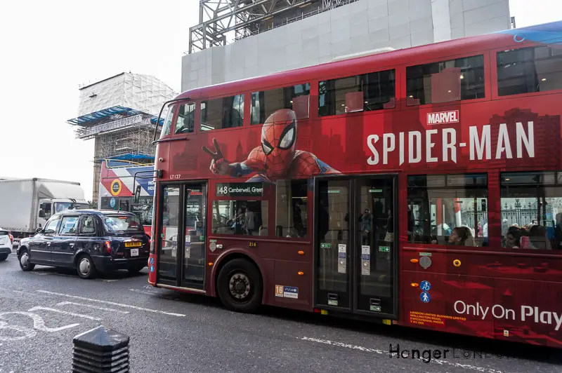 Spiderman design Bus 148 London