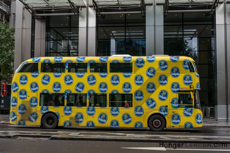 The Monetisation of the London Red Bus: The Best London Bus Ads 27 Chiquita Bananas Design Bus