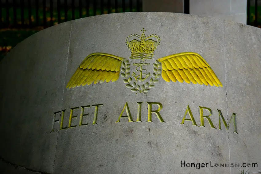 Tour of London's 'Battle Of Britain' & Other War Memorials 19 Fleet Air Arm Memorial ,opened 2000 also called Daedalus, Royal Naval Air Service