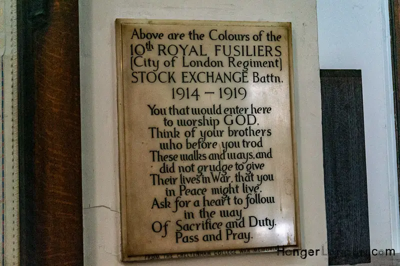 Royal Fusiliers Remembrance 