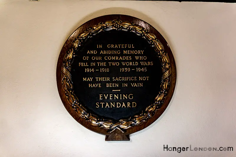 London's Secret Air, Sea and Land War Memorials and plaques You Must See 5 st Brides remembrance