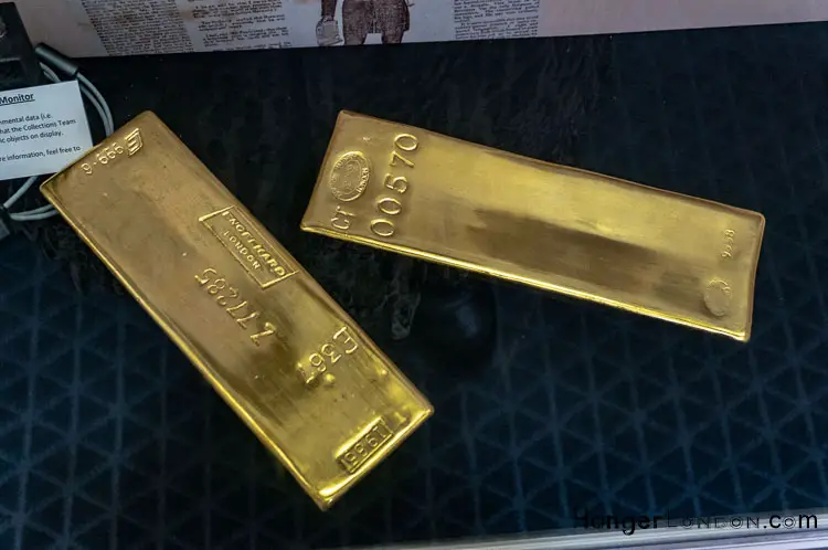 45 years to build The Bank of England; Sir John Soan’s 16 Gold bar Bank of England Museum