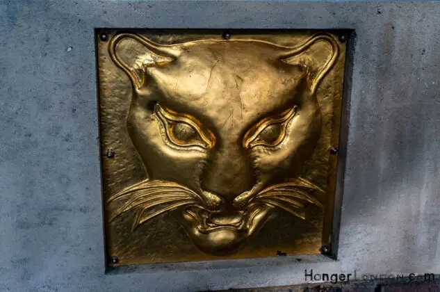 From The Blitz to Blooms: Goldsmiths' Garden in the Heart of London 4 Goldmsiths Emblem Gold Leopards head