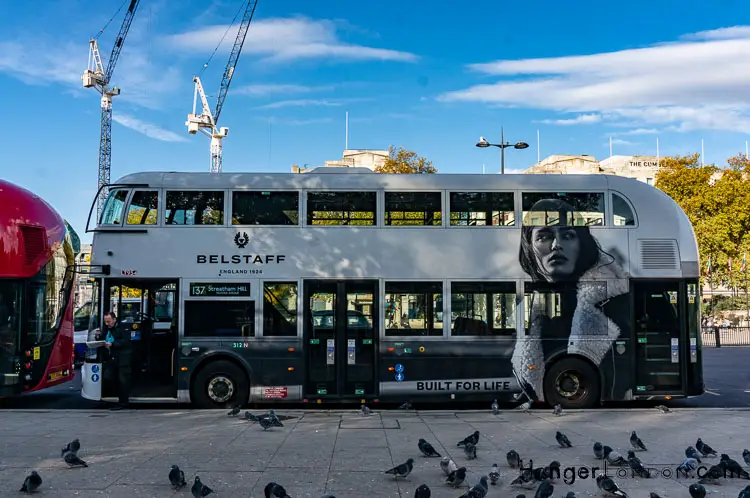 The Monetisation of the London Red Bus: The Best London Bus Ads 20 Belstaff Design London Bus