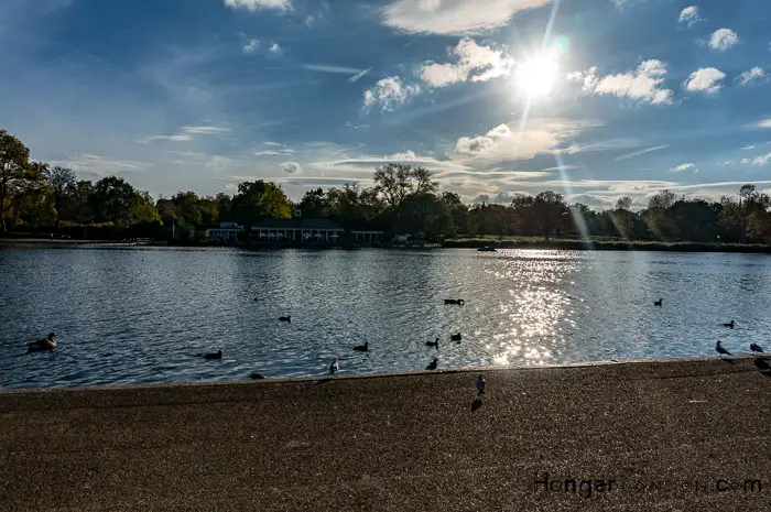 Hyde Park Autumn. The Serpentine