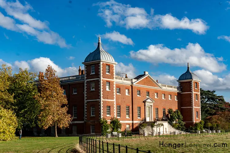 Osterley House view from the back gardens 