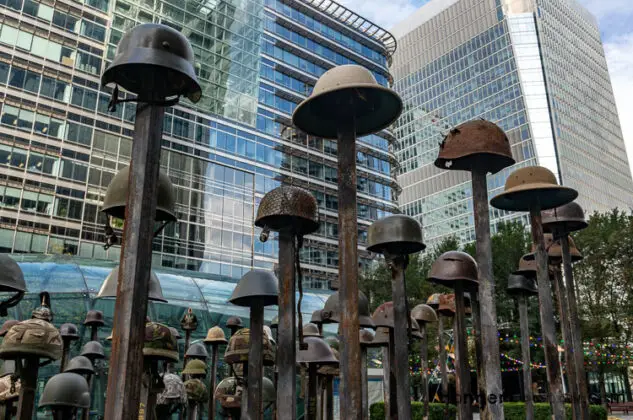 German Steel Helmets in Lost Soldiers Montgomery Square Art Item 2