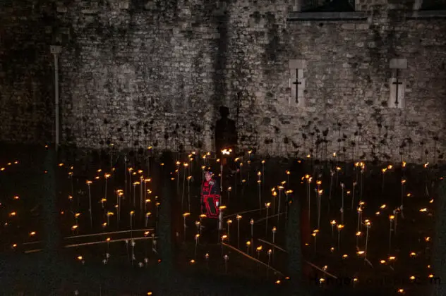 10 Thousand flames Tower of London - Remembrance End of World War One 7