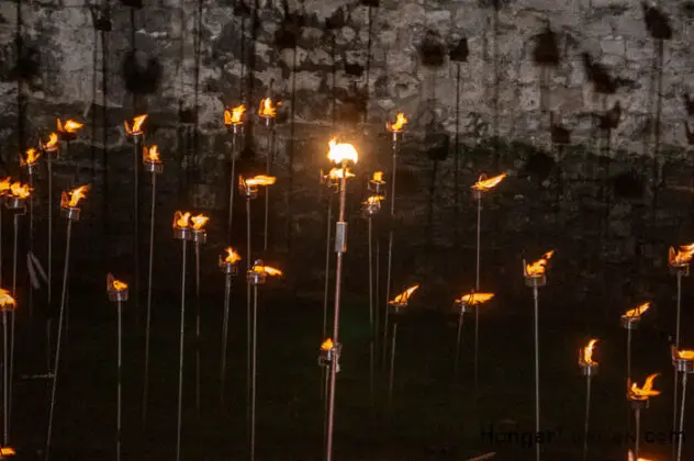 10 Thousand flames Tower of London - Remembrance End of World War One 3