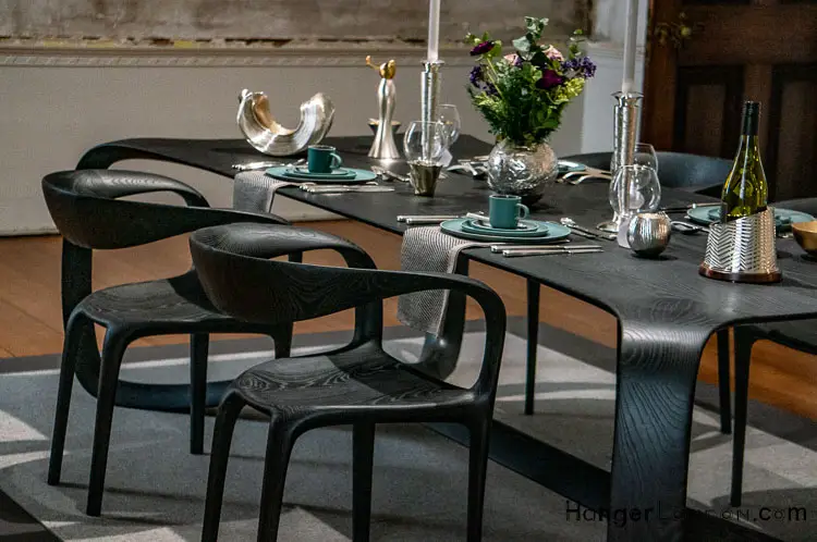 Osterley Park and House Winter Exhibition -Made For The Table In partnership with Goldsmiths Company 9 Table and Chairs by TOM VAUGHAN for OBJECT STUDIO
