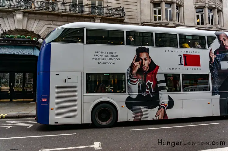 Tommy Hilfiger Lewis Hamilton London Bus 38