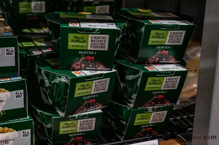The Christmas Packaging the Pops! 18 Free From Christmas individual pudding Marks and Spencer
