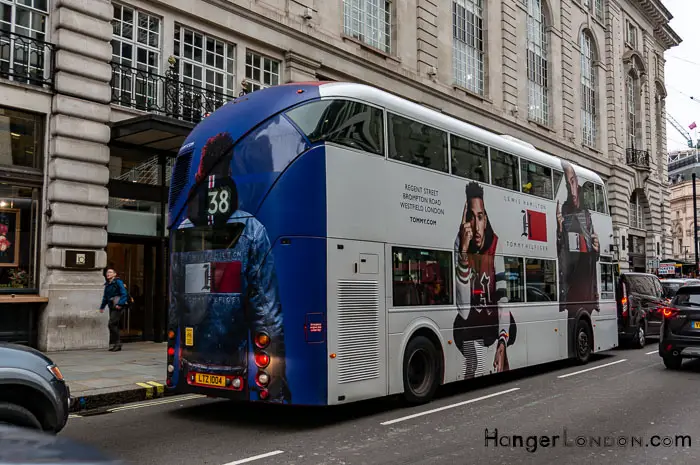The Monetisation of the London Red Bus: The Best London Bus Ads 17 Tommy Hillfiger Lewis Hamilton London Bus 38