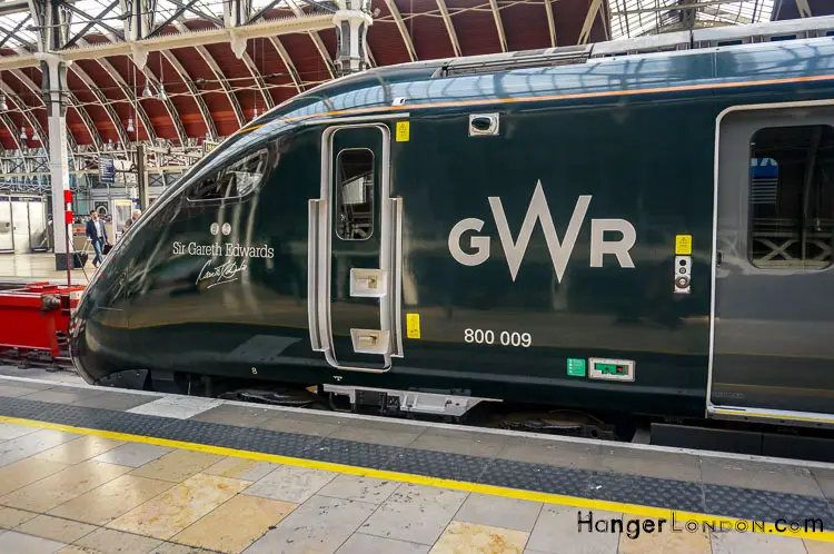 Sir Gareth Edwards Autographed GWR train