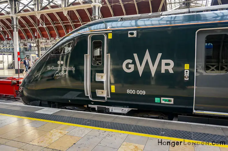 Ride the Fastest Trains in London with Azuma 4 Sir Gareth Edwards Autographed GWR train