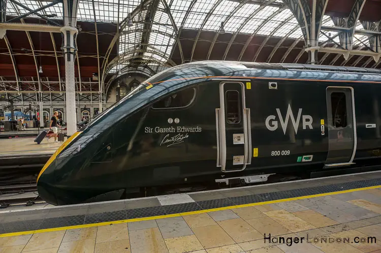 Ride the Fastest Trains in London with Azuma 2 Sir Gareth Edwards Autographed GWR train