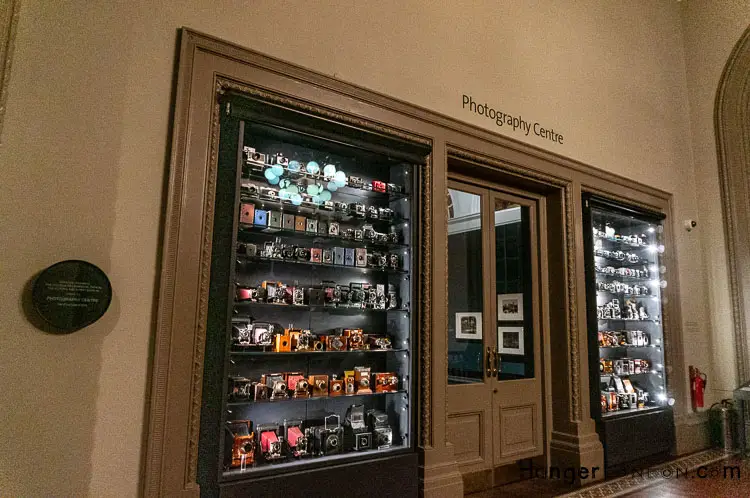 Photography centre gallery Victoria and Albert Museum Late night Friday collection of cameras