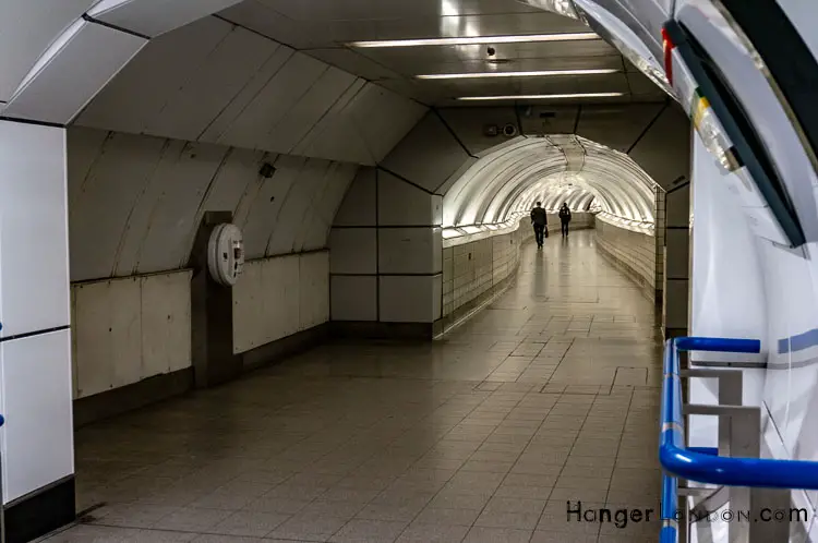 Bank underground station tunnels 