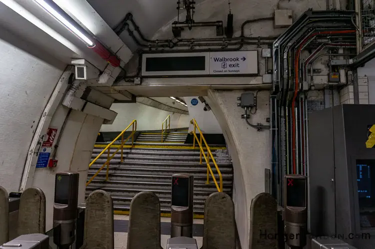 Walbrook Station, Bank Underground Stations new Apprentice 13