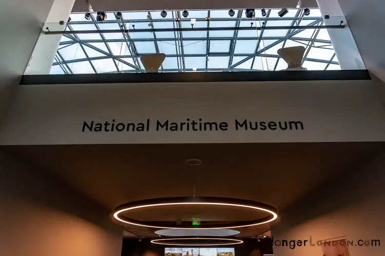 Greenwich Facts and the 4 winter Autumn Galleries at the National Maritime Museum 1 National Maritime Museum Green wich Interior Entrance
