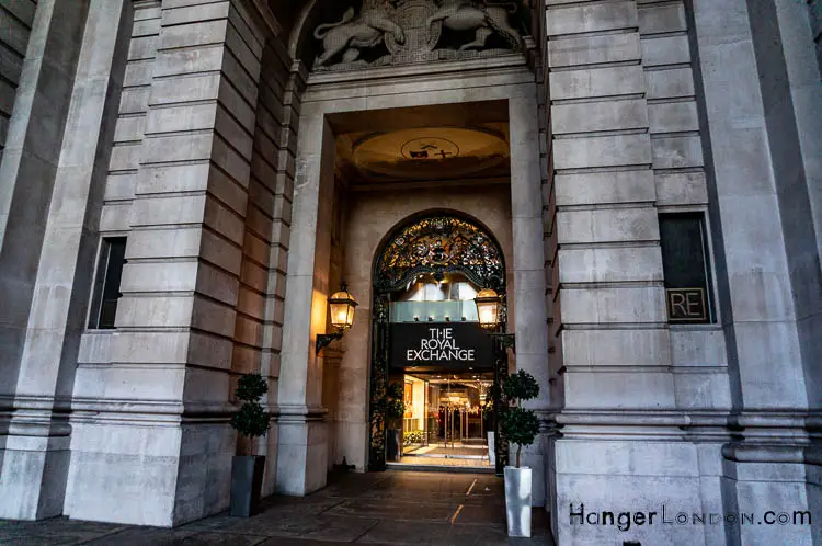 Entrance Exit Royal Exchange 