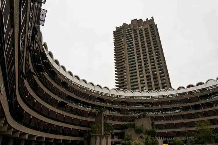 external structure of the Barbican complex