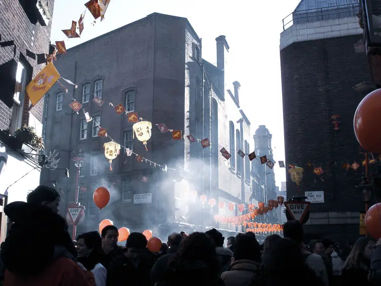 Chinese New Year, Fire Crackers, Smoke