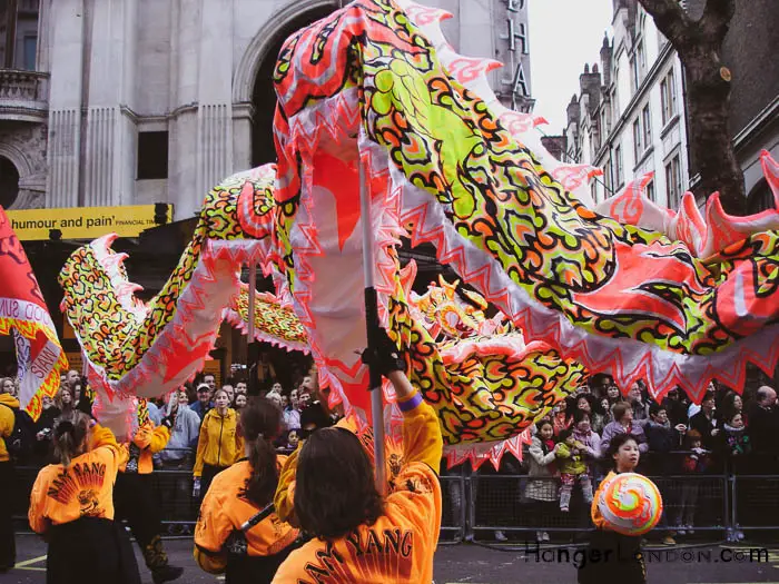 Dragon in Action London chinese New Year