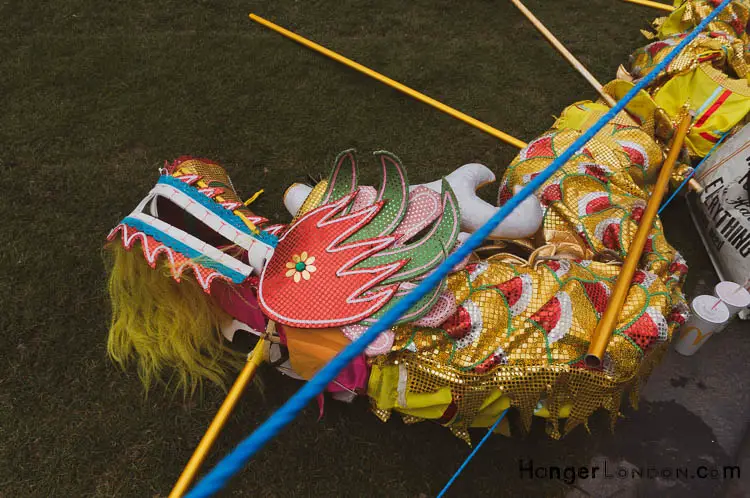 Props used for Dragon ceremony